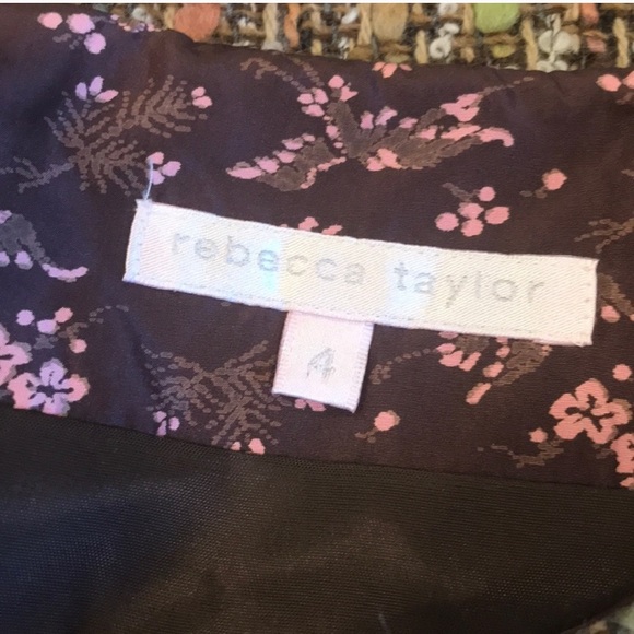 Rebecca Taylor Tweed Skirt, sz 4 - Picture 4 of 5